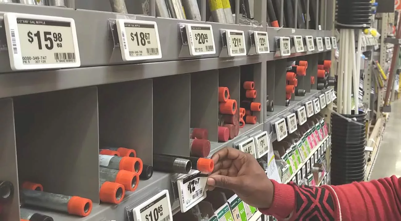 Home Depot Displaydata
