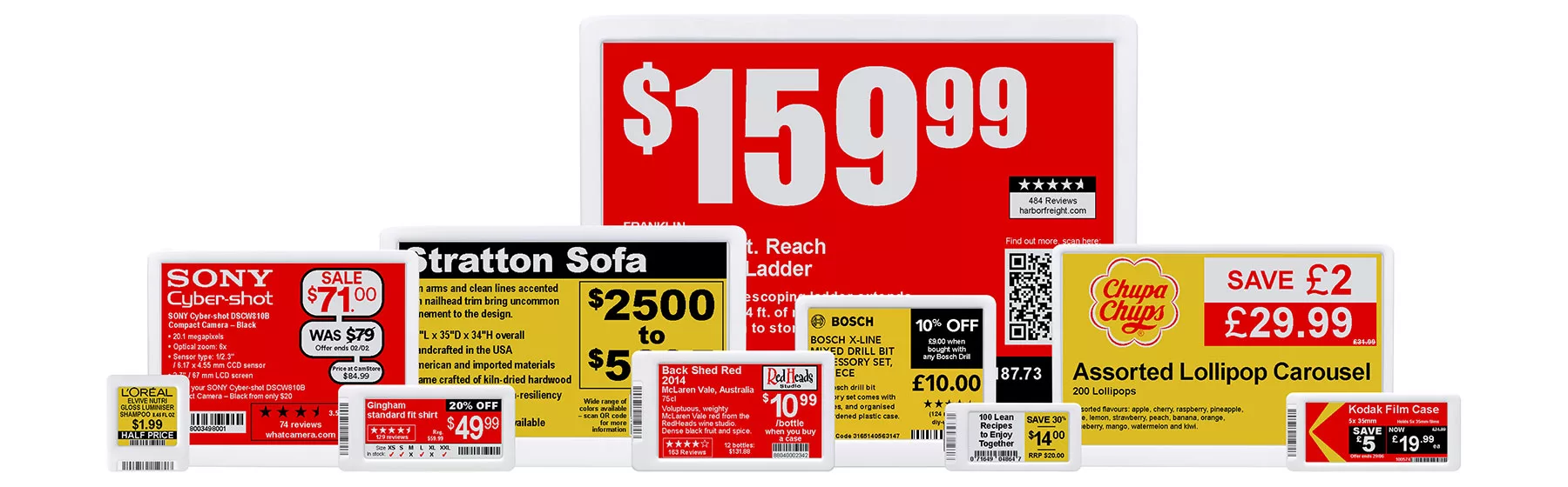 Displaydata Chroma Aeon 3- and 4-color ESLs