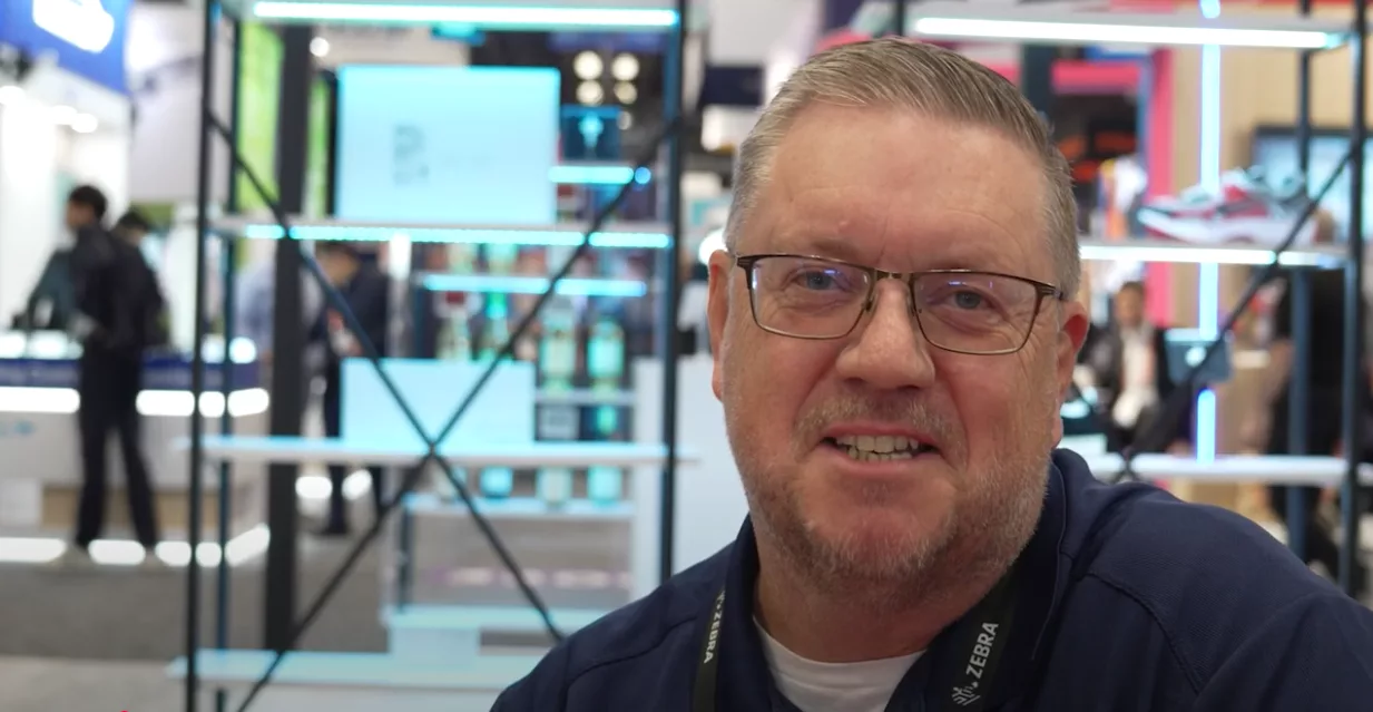 Exclusive NRF 2025 interview with Mark from Displaydata on how ESLs help retailers maximise value